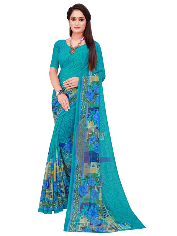 Kalini Pack of 2 Pure Georgette Sarees - Distacart