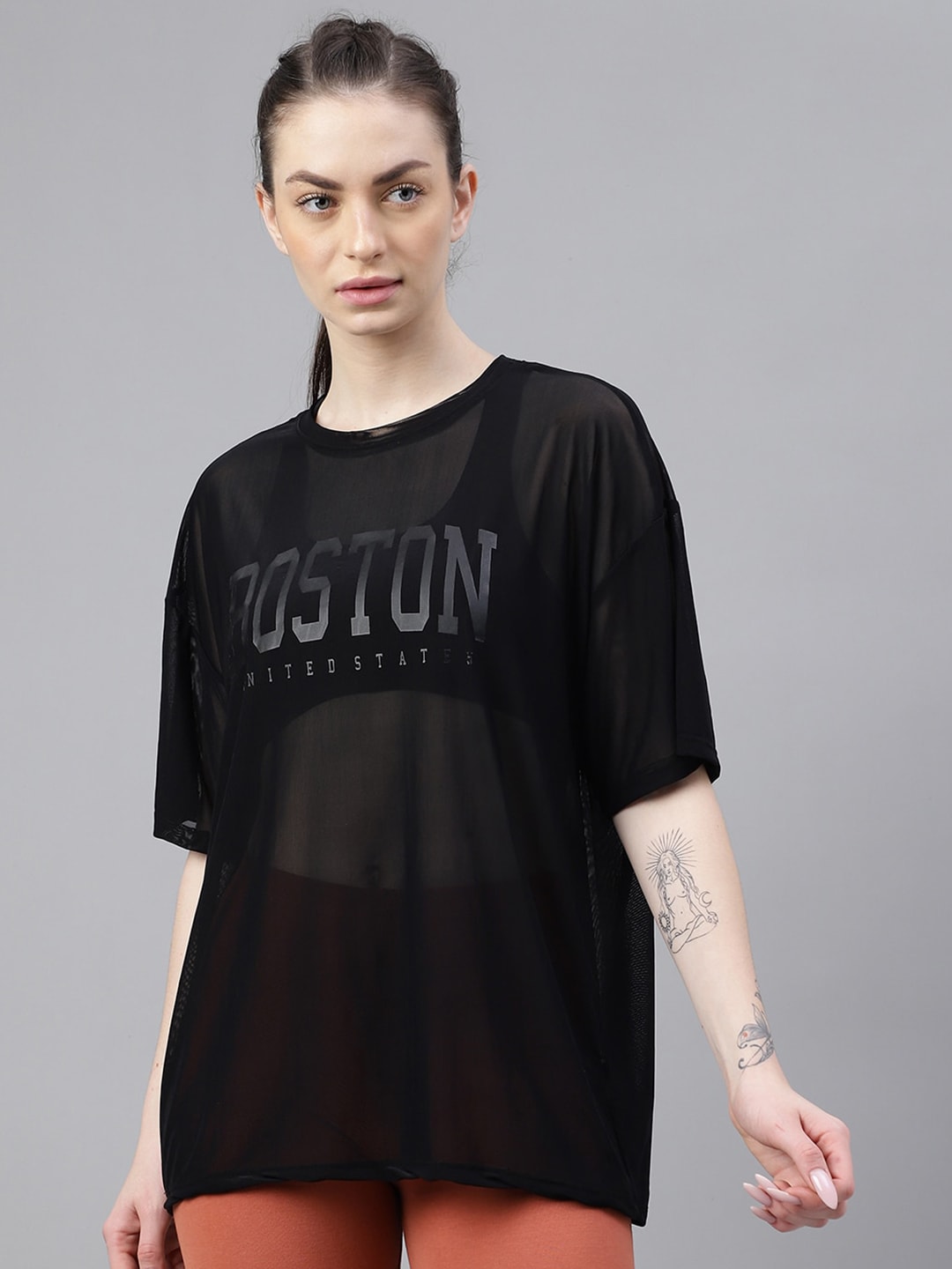 MKH Typography Printed Dri-FIT T-shirt - Distacart