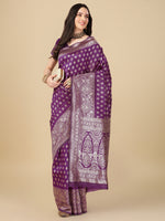 Thumbnail for Kalini Ethnic Motifs Zari Art Silk Banarasi Saree - Distacart