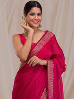 Thumbnail for Koskii Embellished Bordered Saree - Distacart