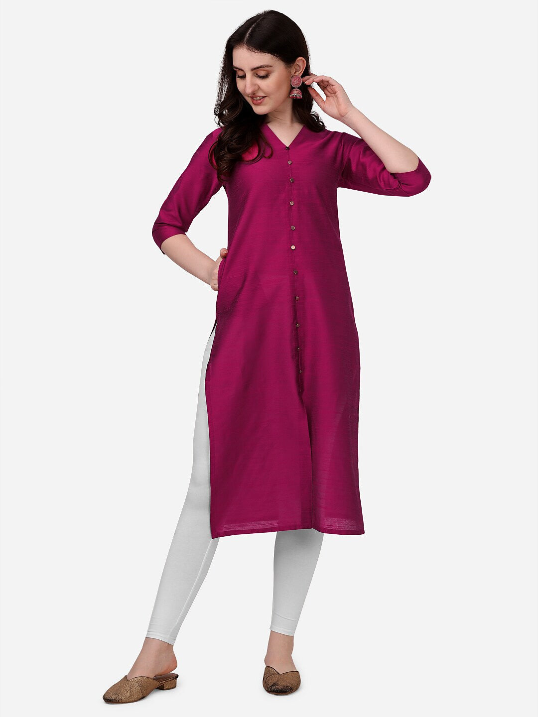 HERE&NOW Women Straight Kurta - Distacart