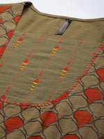Thumbnail for HERE&NOW Women Ethnic Motifs Straight Kurta - Distacart