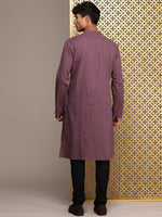 Thumbnail for House of Pataudi Woven Design Straight Jashn Kurta - Distacart