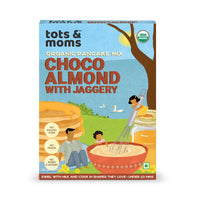 Thumbnail for Tots and Moms Organic Choco Almond with Jaggery Pancake Mix - Distacart
