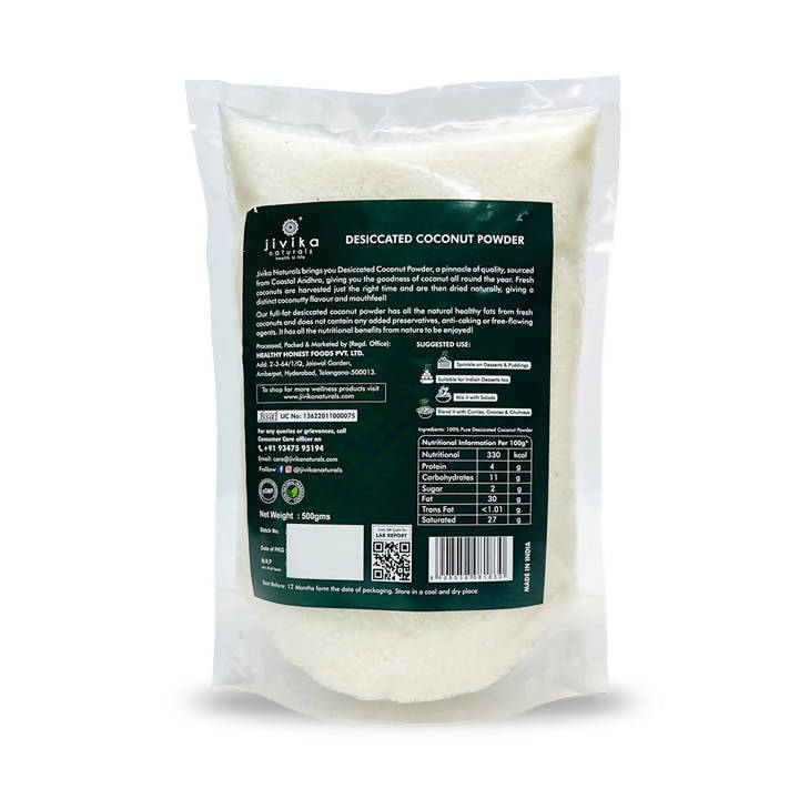 Jivika Naturals Desiccated Coconut Powder - Distacart