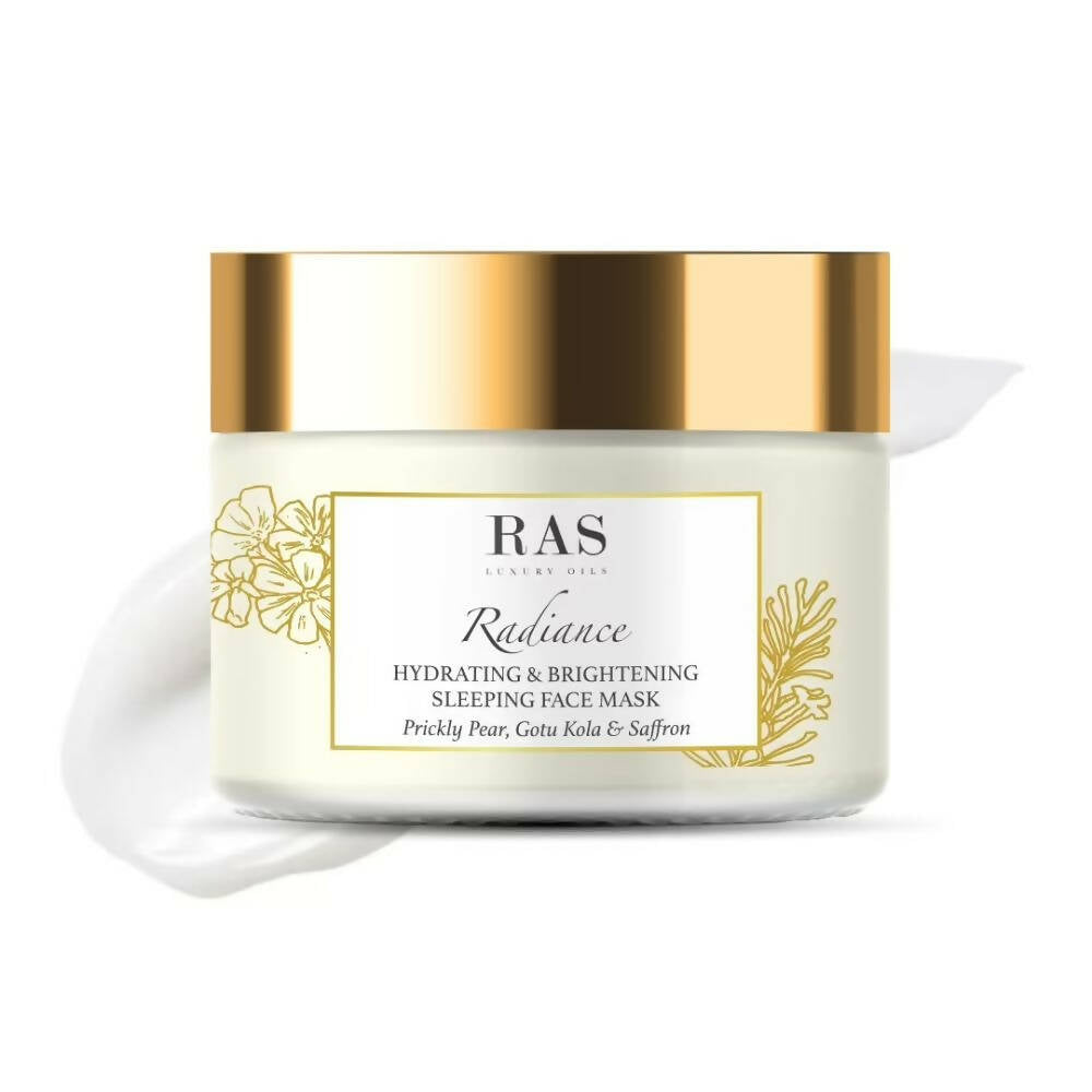 Ras Luxury Oils Radiance Hydrating & Brightening Sleeping Gel Face Mask - Distacart