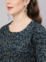 Thumbnail for Kalini Women Ethnic Motifs Printed Indie Prints Kurta - Distacart