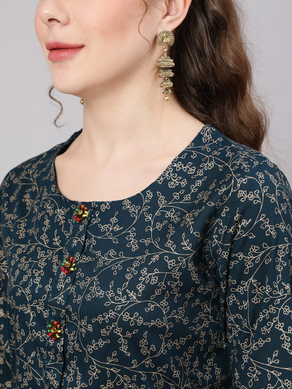 Kalini Women Ethnic Motifs Printed Indie Prints Kurta - Distacart