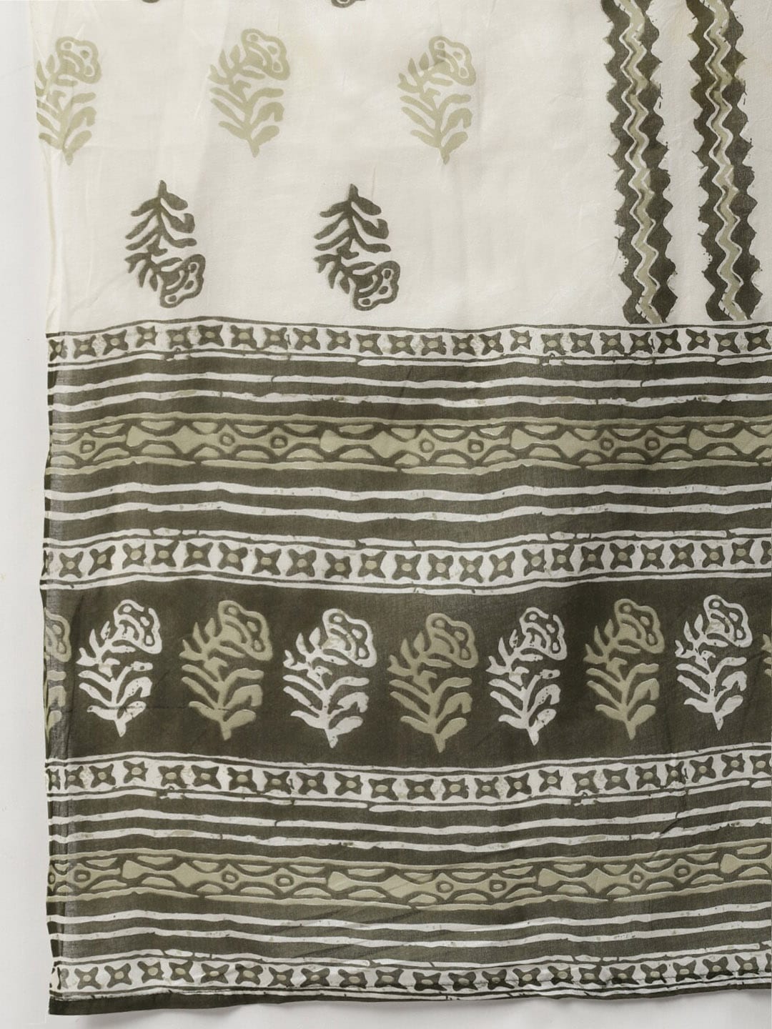 Kalini Women Floral Printed Mirror Work Kurta with Trousers & Dupatta - Distacart