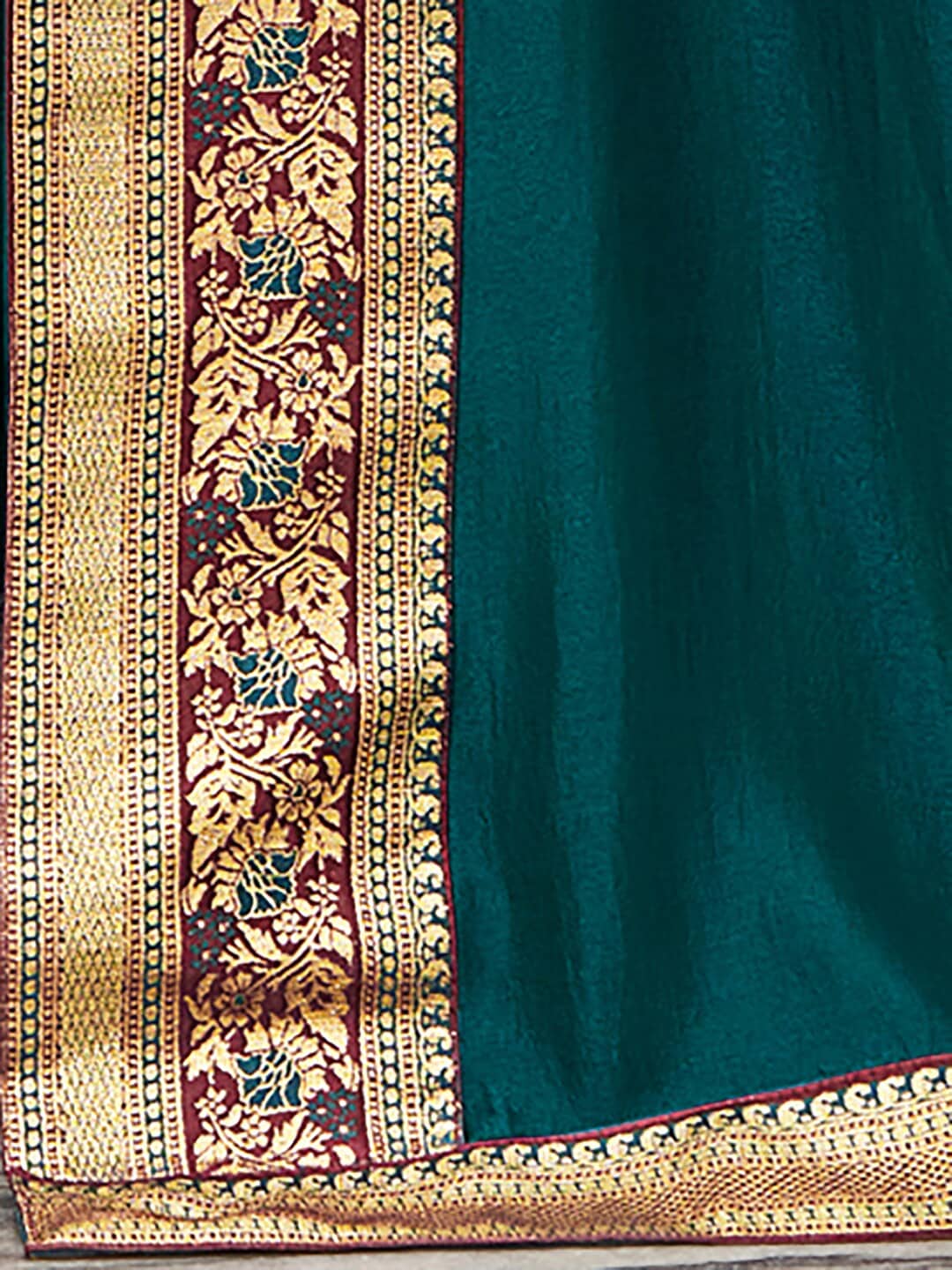Saree Mall Zari Silk Blend Sarees - Distacart