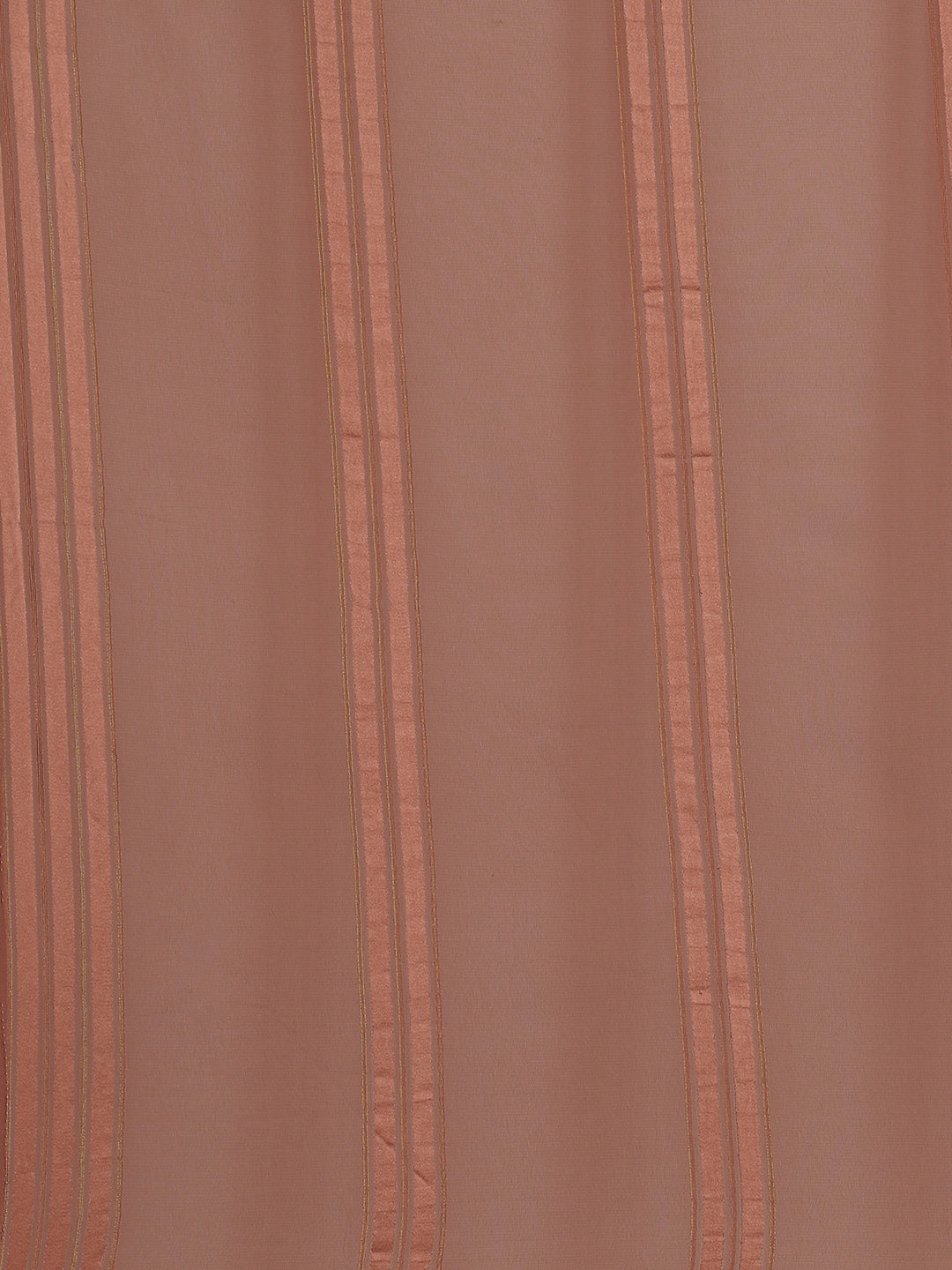 Saree Mall Brown Striped Mirror Work Saree - Distacart