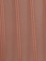Thumbnail for Saree Mall Brown Striped Mirror Work Saree - Distacart