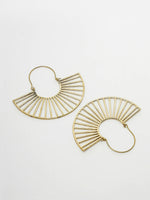 Thumbnail for NVR Women Golden Hoop Earrings - Distacart