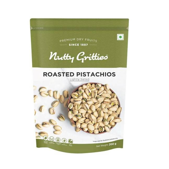 Nutty Gritties California Roasted Pistachios Lightly Salted - Distacart