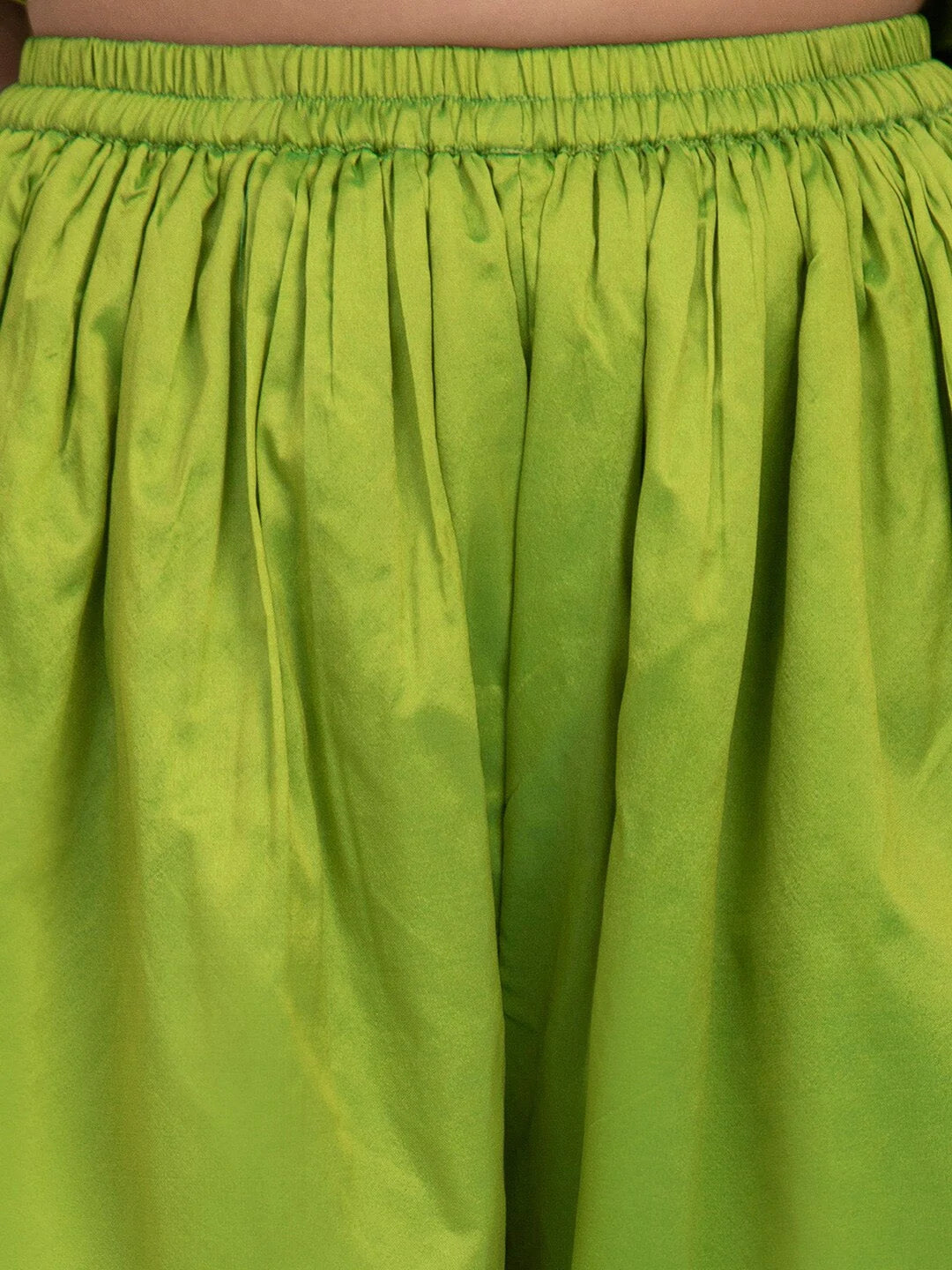 NOZ2TOZ Green Ethnic Motifs Kurti with Dhoti Pants & With Dupatta For Girls - Distacart