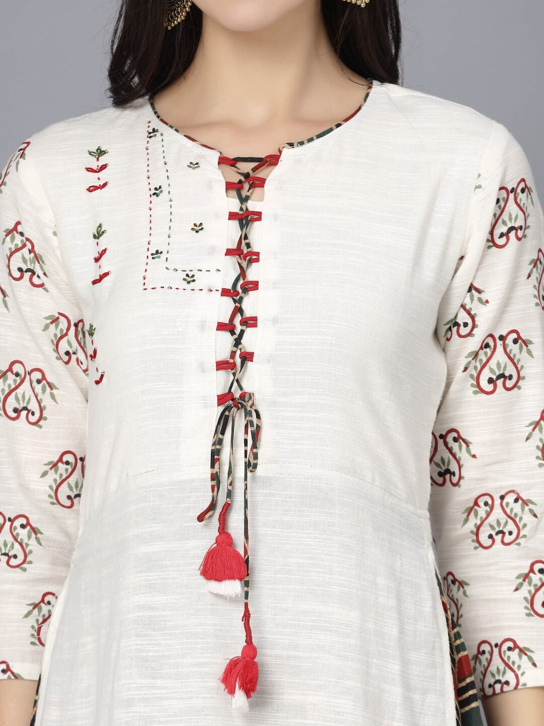 HERE&NOW Women Ethnic Motifs Printed Kurta - Distacart