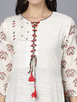 Thumbnail for HERE&NOW Women Ethnic Motifs Printed Kurta - Distacart