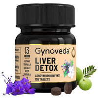 Thumbnail for Gynoveda Liver Detox Tablets (Arogyavardhini Vati) - Distacart