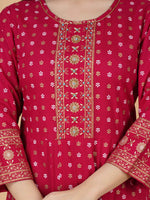 Thumbnail for Kalini Ethnic Motifs Checked Anarkali Kurta - Distacart