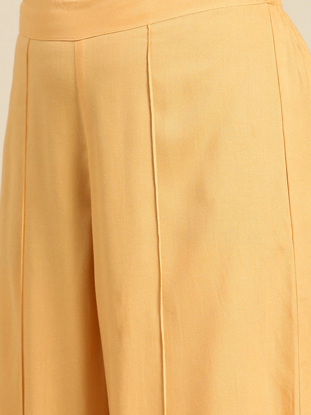 Sangria Women Red & Yellow Quirky Printed Kurta with Palazzos & Dupatta - Distacart