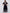 Biba Women Black & White Embroidered A-Line Kurta With Jacket - Distacart