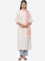 Thumbnail for Biba Striped Panelled Kurta with Trousers & Dupatta - Distacart