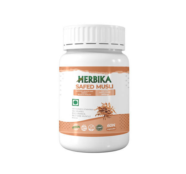 Herbika Safed Musli Capsules - Distacart