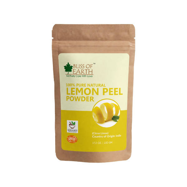 Bliss of Earth 100% Pure Natural Lemon Peel Powder - Distacart