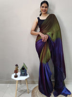 Thumbnail for Mitera Ombre Dyed Ready to Wear Saree - Distacart