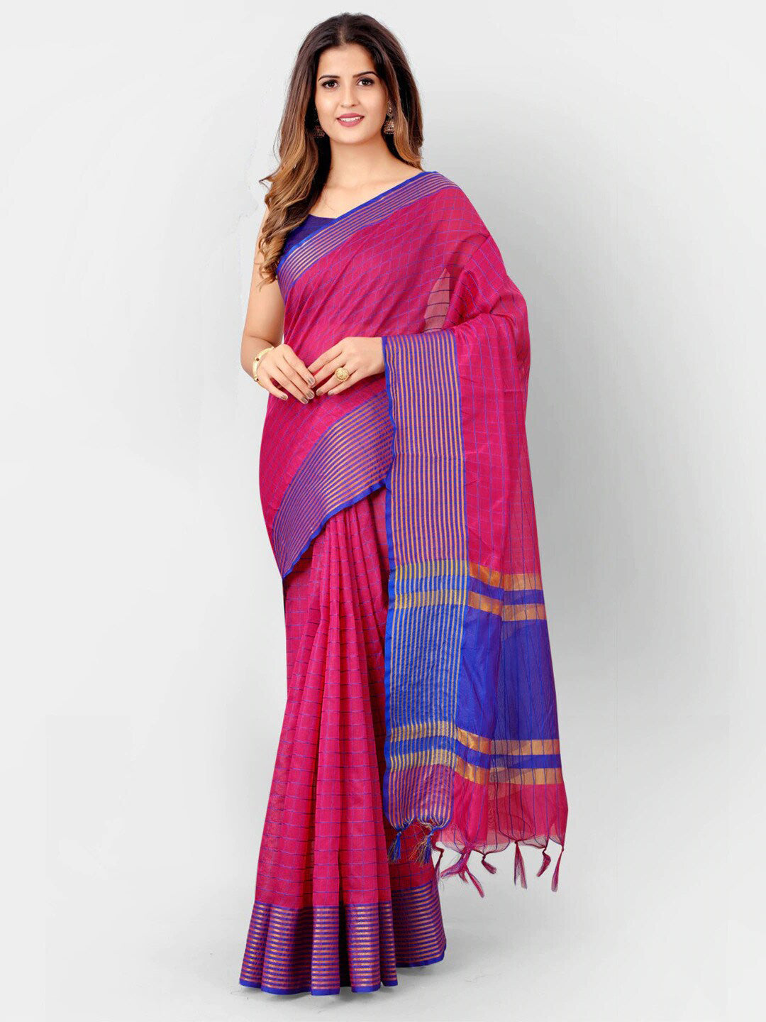 Kalini Women Pink Sarees - Distacart