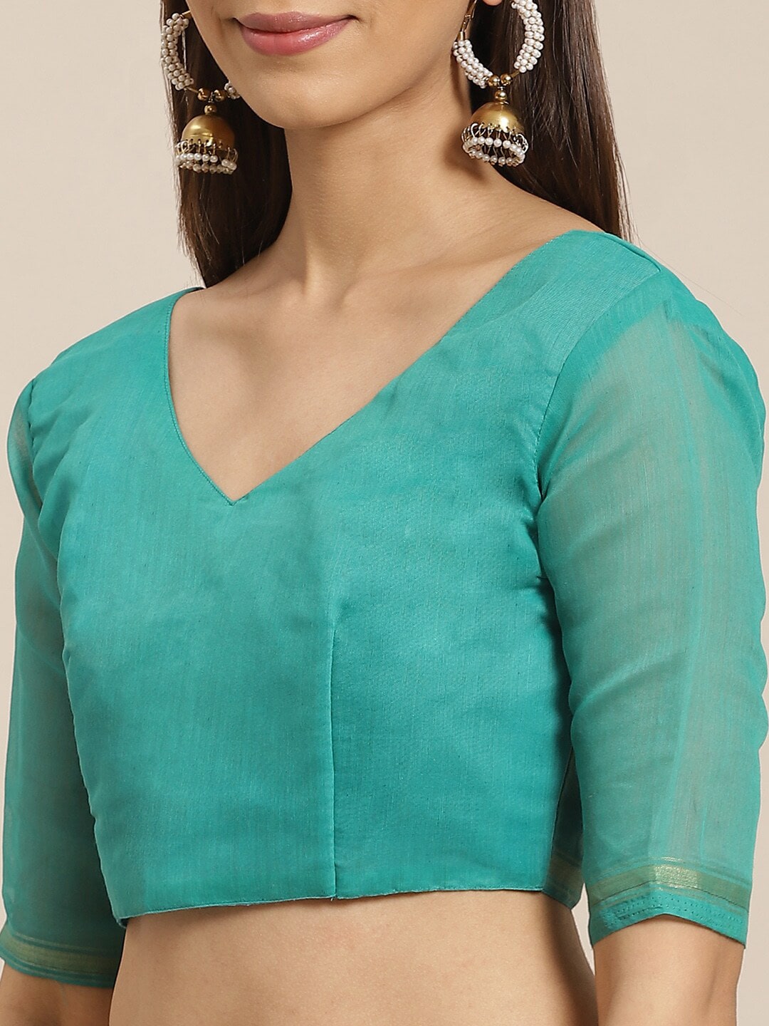 Saree Mall Ethnic Motifs Printed Banarasi Sarees - Distacart
