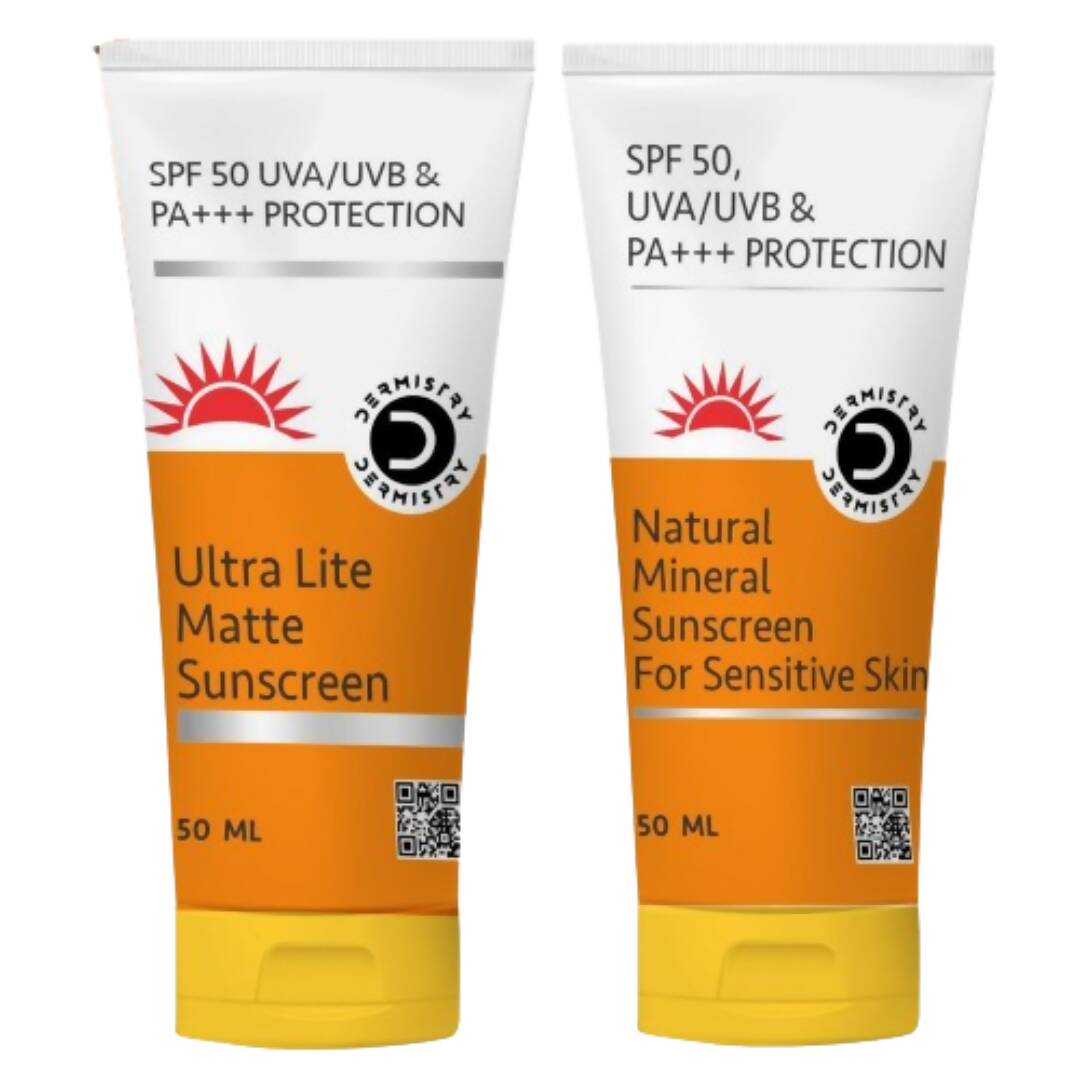 Dermistry Ultra Lite Matte Sunscreen & Natural Mineral Sunscreen - Distacart