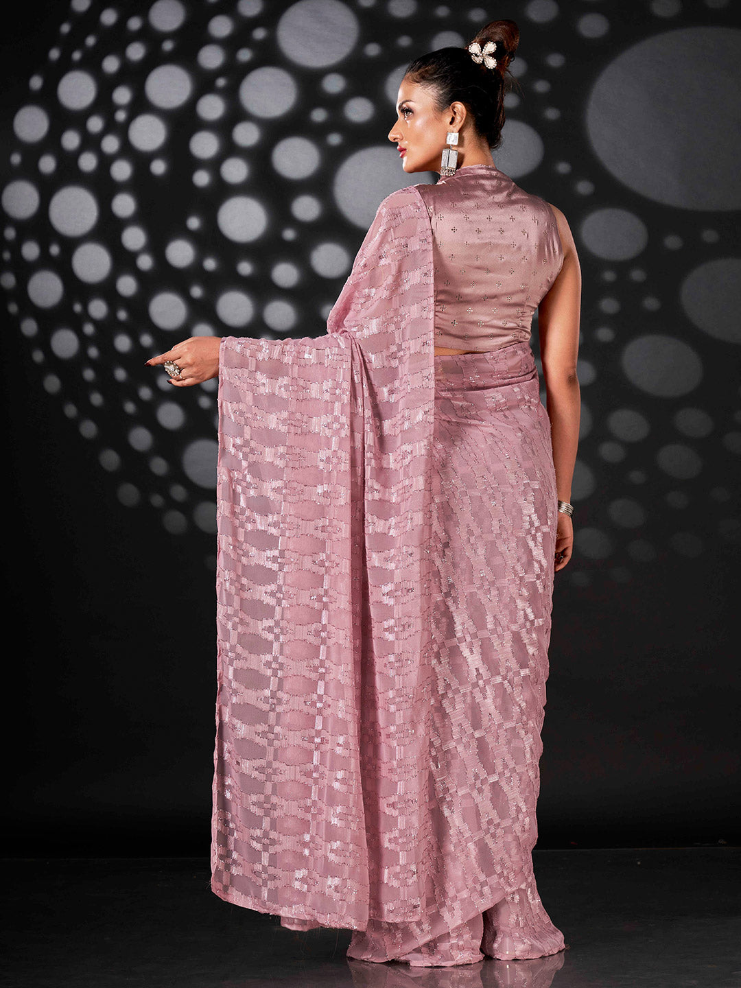 Tikhi Imli Embellished Saree - Distacart