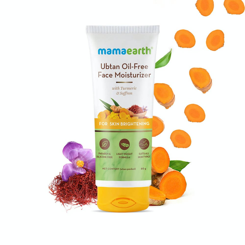 Mamaearth Ubtan Oil-Free Face Moisturizer with Turmeric & Saffron