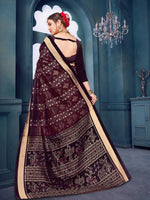 Thumbnail for Kalini Warli Printed Sambalpuri Saree - Distacart