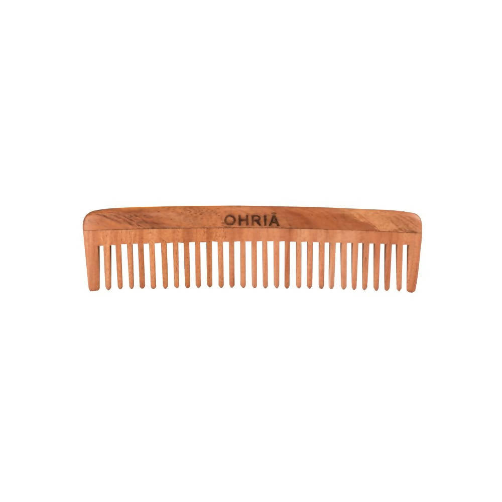 Ohria Ayurveda Natural Neem Wooden Comb
