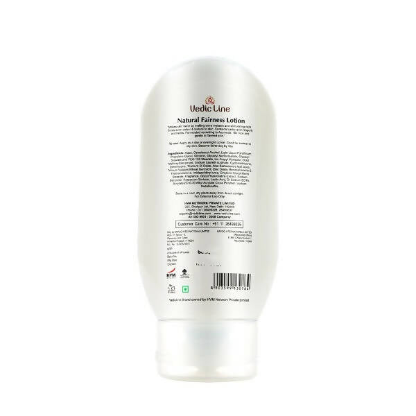 Vedic Line Natural Fairness Lotion - Distacart