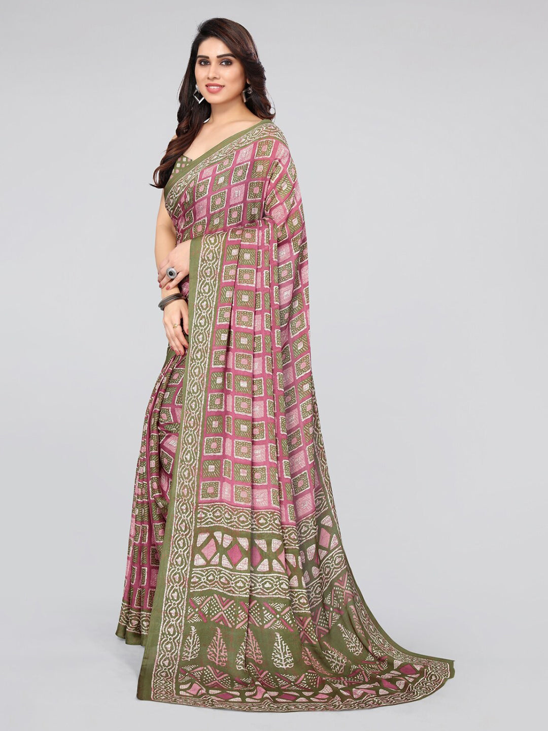 Kalini Chiffon Saree - Distacart