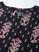 Thumbnail for HERE&NOW Women Ethnic Motifs Printed Pure Cotton Kurta With Palazzos - Distacart
