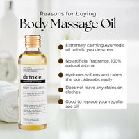 Thumbnail for Detoxie Calming & Anti-Fatigue Body Massage Oil - Distacart