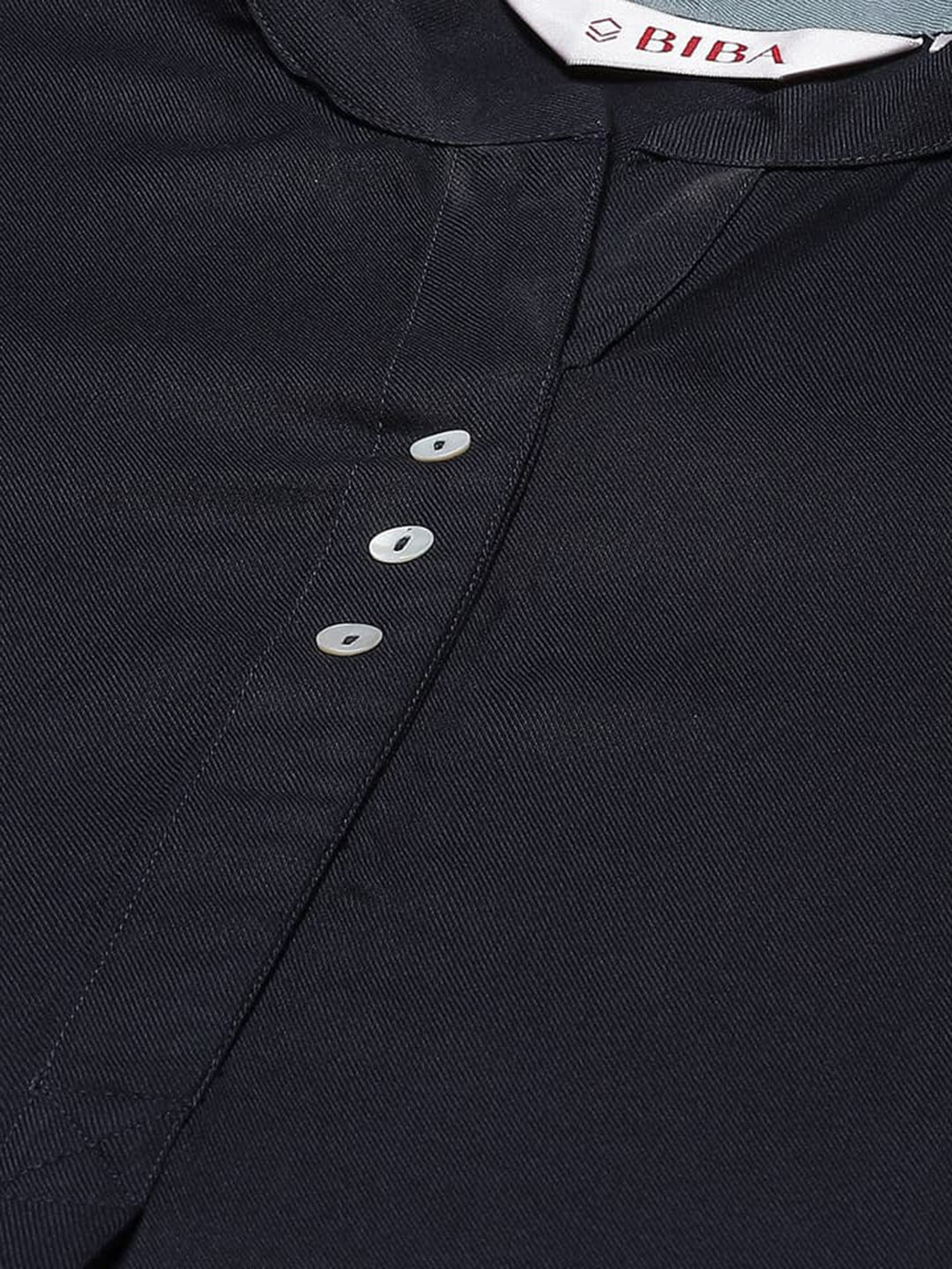 Biba Ethnic Motifs Printed Kurta With Trousers & Dupatta - Distacart