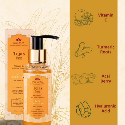 Svarasya Tejas Vitamin C Face Cleanser - Distacart