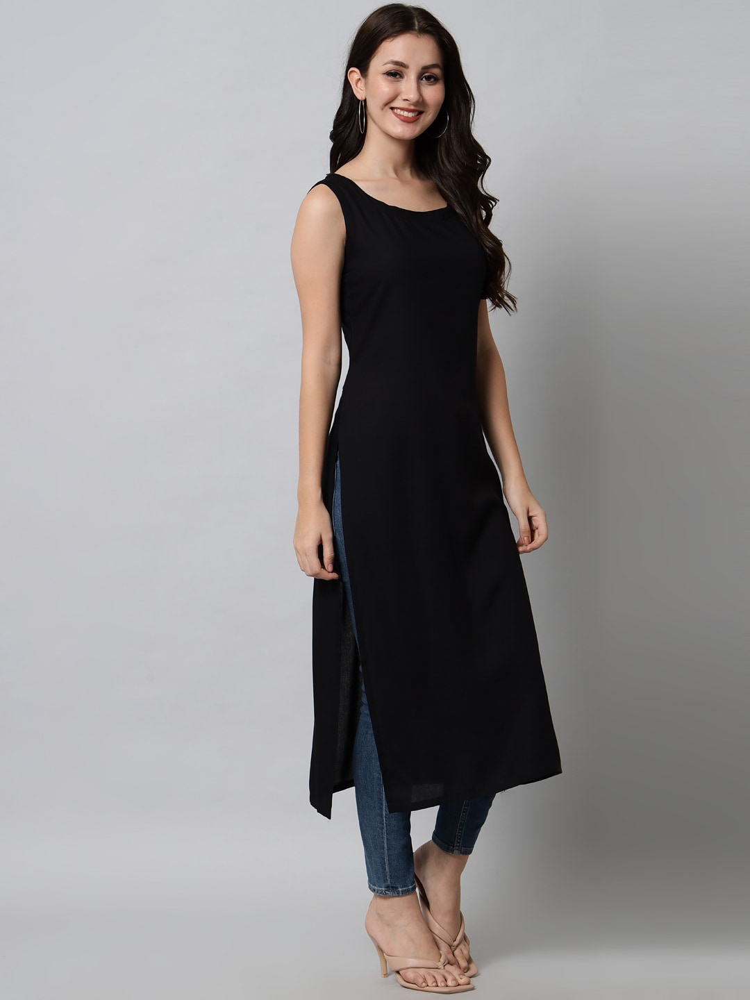 Kalini Women Black Kurta - Distacart