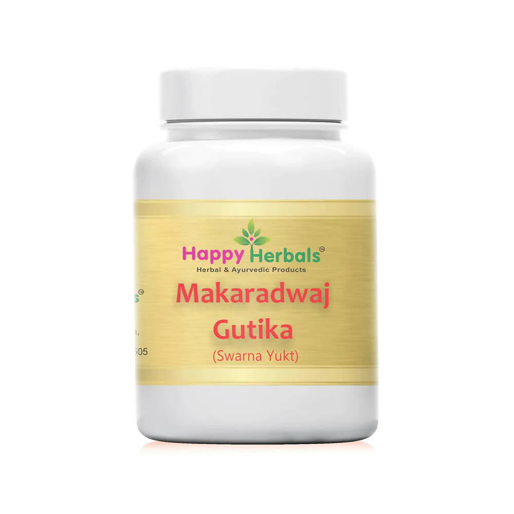 Happy Herbals Makaradwaj Gutika - Distacart