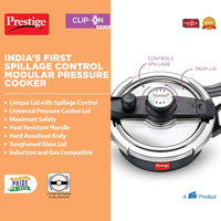 Thumbnail for Prestige Clip On Hard Anodised Pressure Cooker