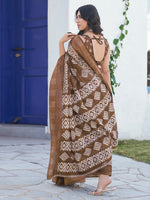 Thumbnail for Kalini Floral Printed Bagh Saree - Distacart