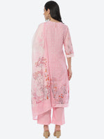 Thumbnail for Biba Women Floral Printed Kurta With Palazzos & Dupatta - Distacart