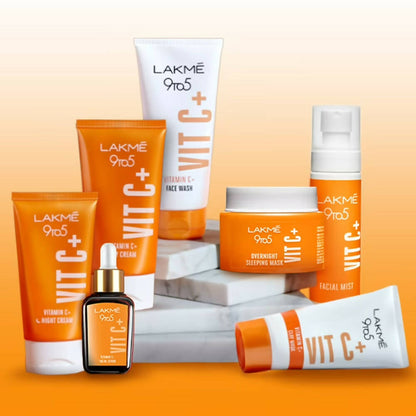 Lakme 9 To 5 Vitamin C+Overnight Sleeping Mask - Distacart
