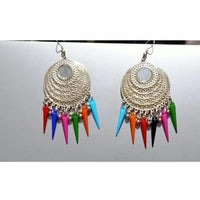 Thumbnail for Silver Color Earrings With Long Beads