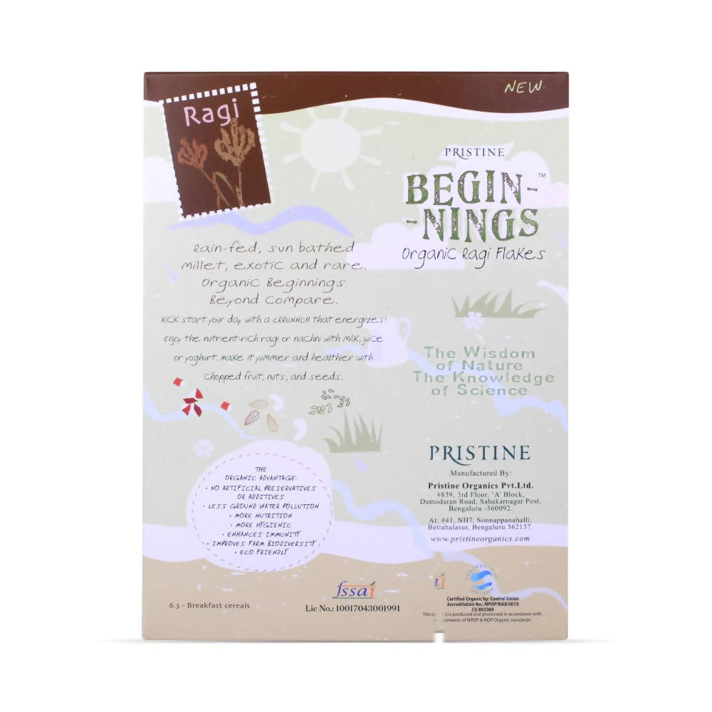 Pristine Beginnings Organic Ragi Flakes